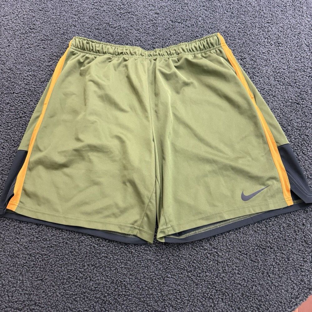 Nike Dri-Fit Knit Training Hybrid Shorts Green DM5944-326 Mens 3XL